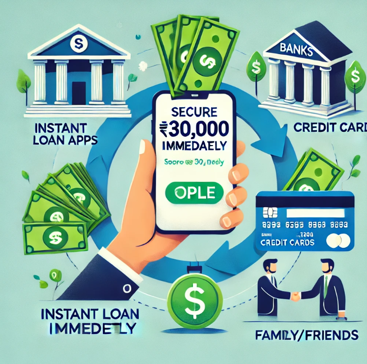 How to get 30,000 rupees immediately?